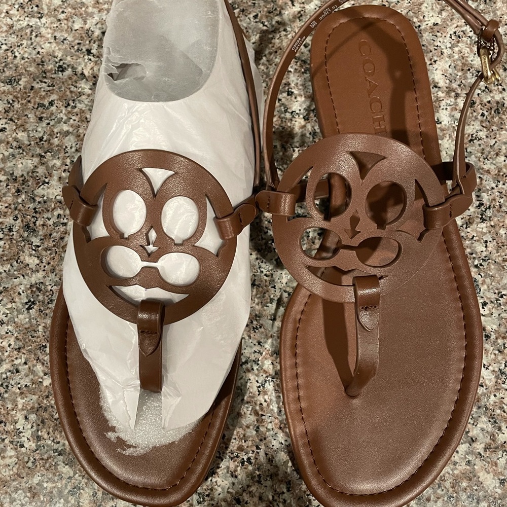 New COACH sandals